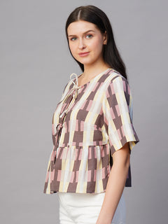 Women’s Cotton Regular Fit Blouse Pink