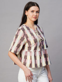Women’s Cotton Regular Fit Blouse Pink