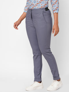 Women’s Cotton Slim Fit Pant Blue